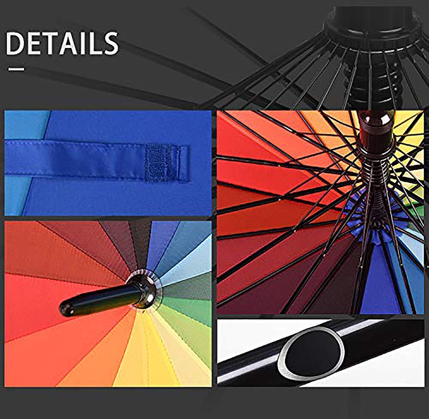 Rainbow Umbrella Big