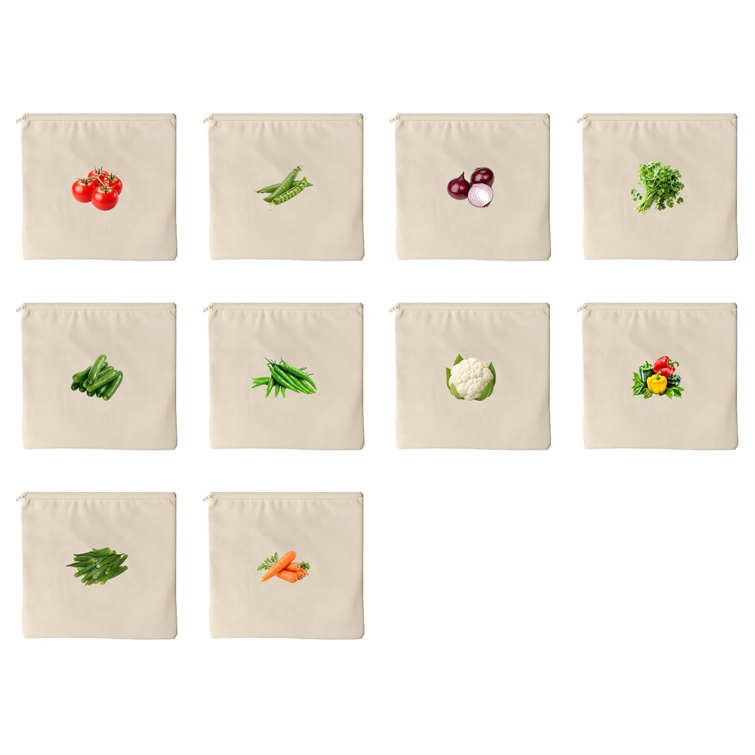 Vegetable Storage Bags 10 PCS