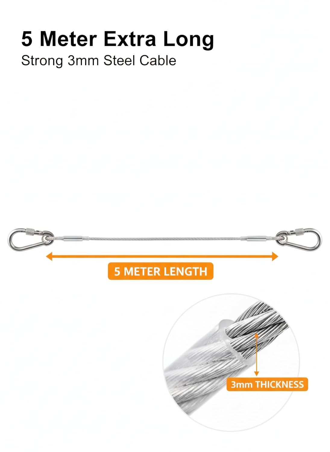 10 MT STEEL WIRE CLOTH ROPE