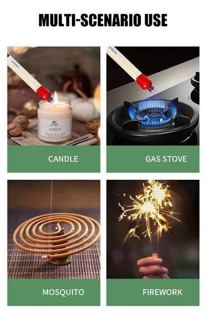 Match Stick Gas Lighter With Usb Cable