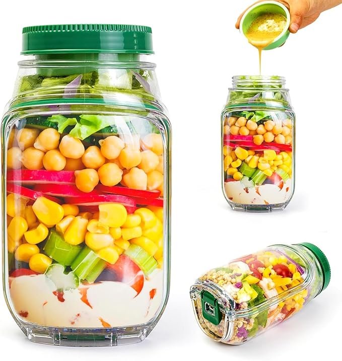 Salad Jar Container