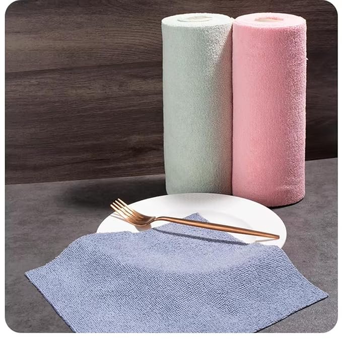 Microfiber Cleaning Cloth Roll