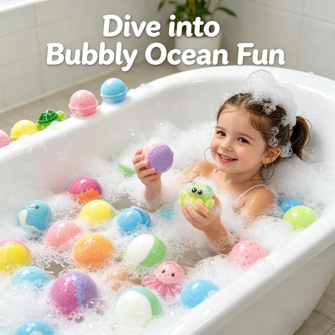 BATH BOMB WITH RANDOM SURPRISE TOY