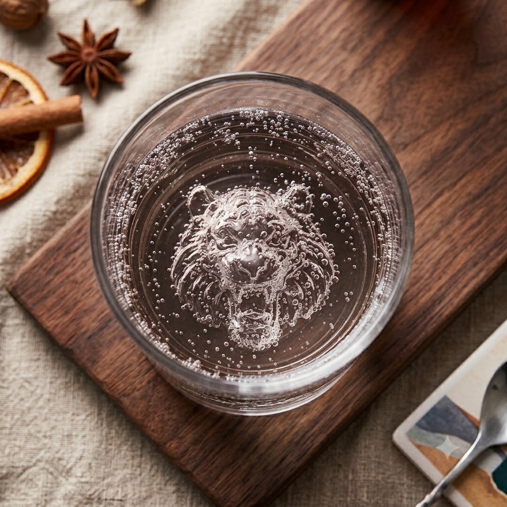 TIGER BOTTOM WHISKY GLASS 300ML 6PCS   23324 / SMV5051A