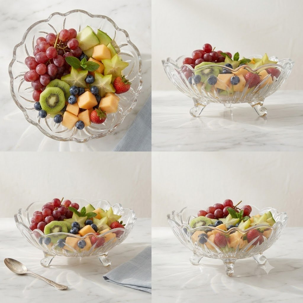 FRUIT BOWL 3 LEG 9 INCH 23312 / P34-A