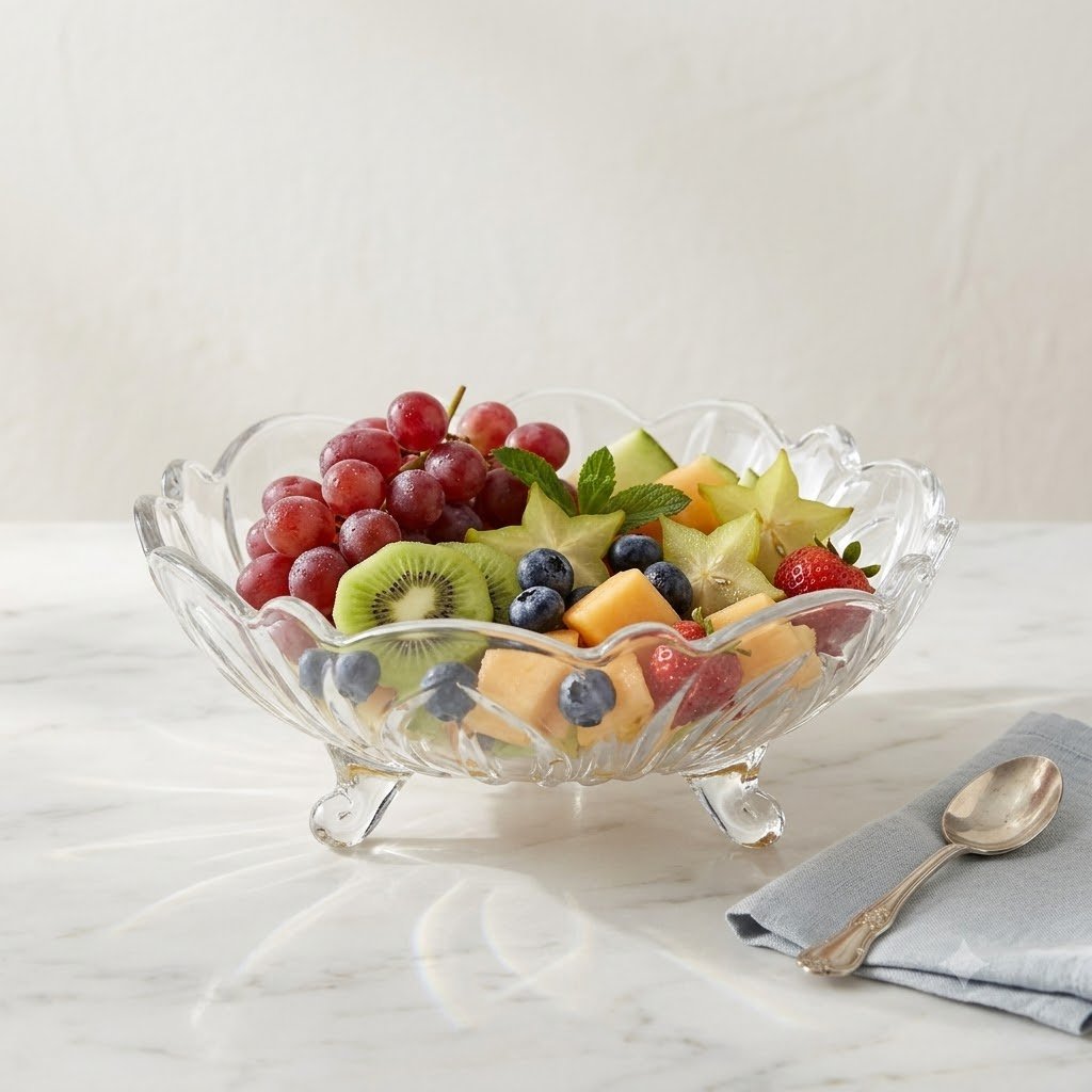FRUIT BOWL 3 LEG 9 INCH 23312 / P34-A