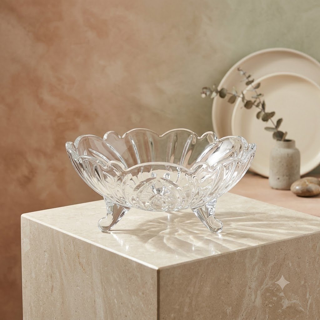 FRUIT BOWL 3 LEG 9 INCH 23312 / P34-A