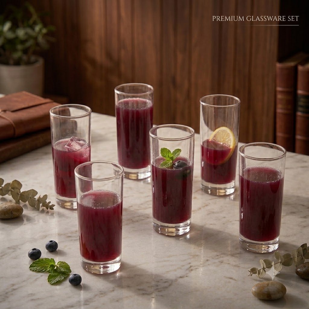 DIAMOND SHOT GLASS 70ML 6PCS SET 21939 | QY312