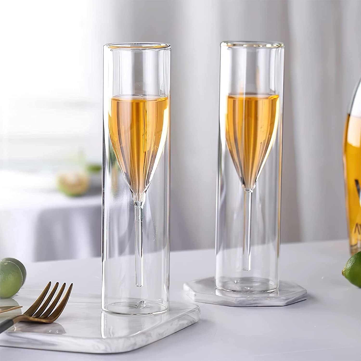 DW CHAMPAGNE DEINKING GLASS 150ML ( pack of 2)