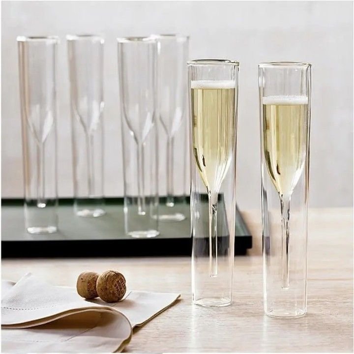 DW CHAMPAGNE DEINKING GLASS 150ML ( pack of 2)
