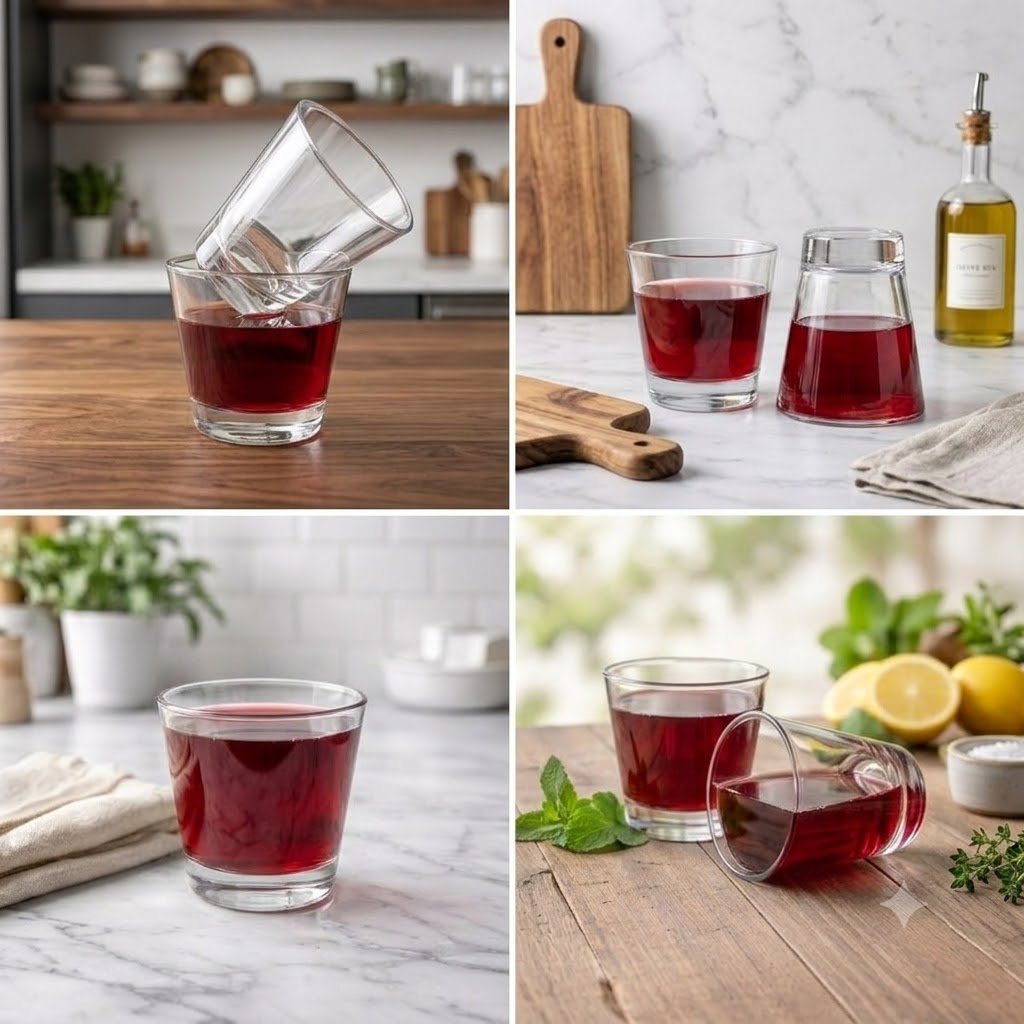 JUICE GLASS 210ML YJ 6 PCS SET  23092 I Y1502 