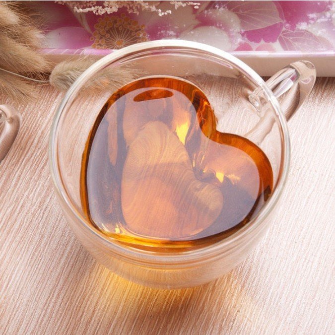 DW GLASS HEART 170ML (pack of 2)