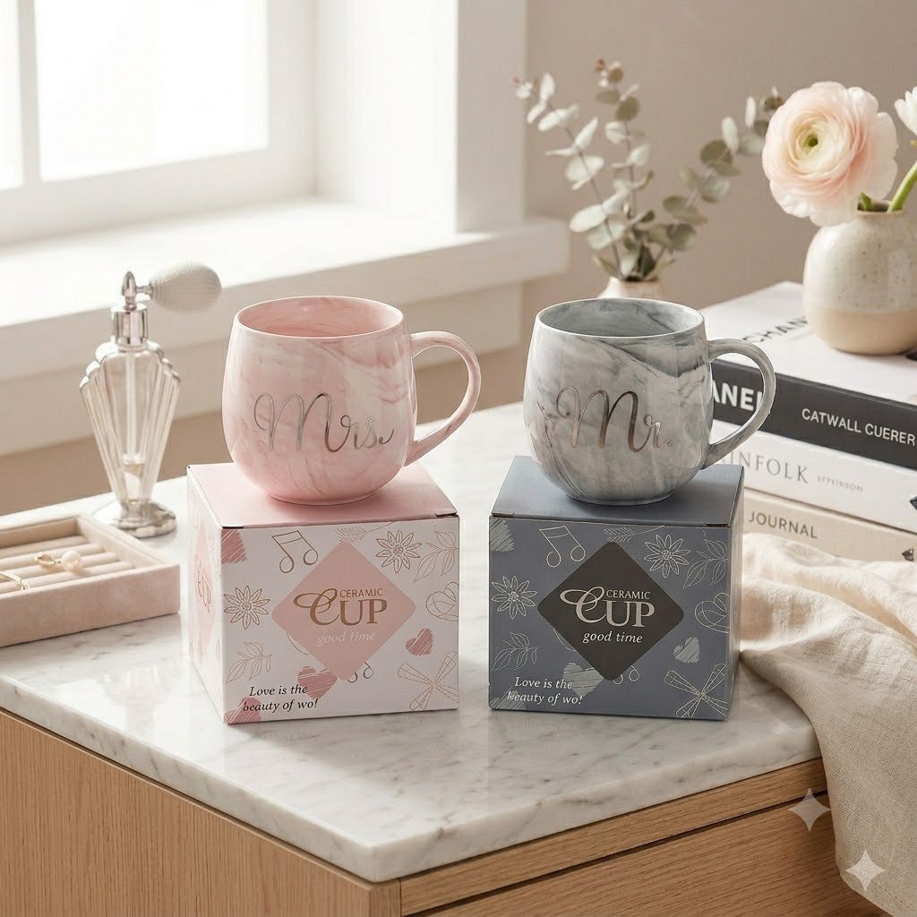 MR - MRS ROYAL ROUND MUG 350ML 1 PCS BOX  20776 / MXD003