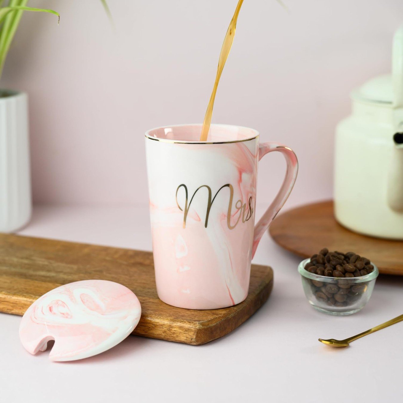 MR MRS ROYAL LONG ROUND MUG 400ML 20777 | MXD004