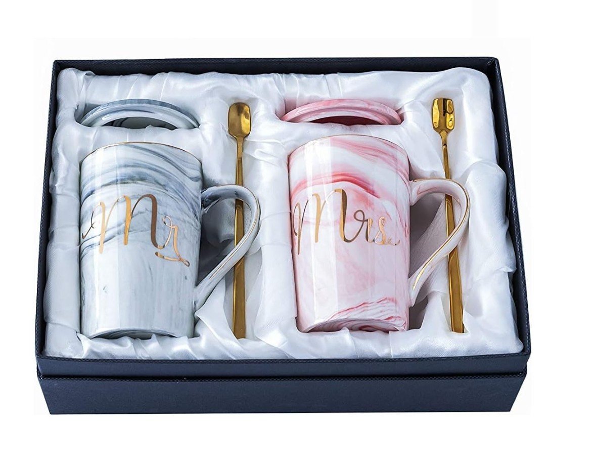 MR MRS ROYAL LONG ROUND MUG 400ML 20777 | MXD004