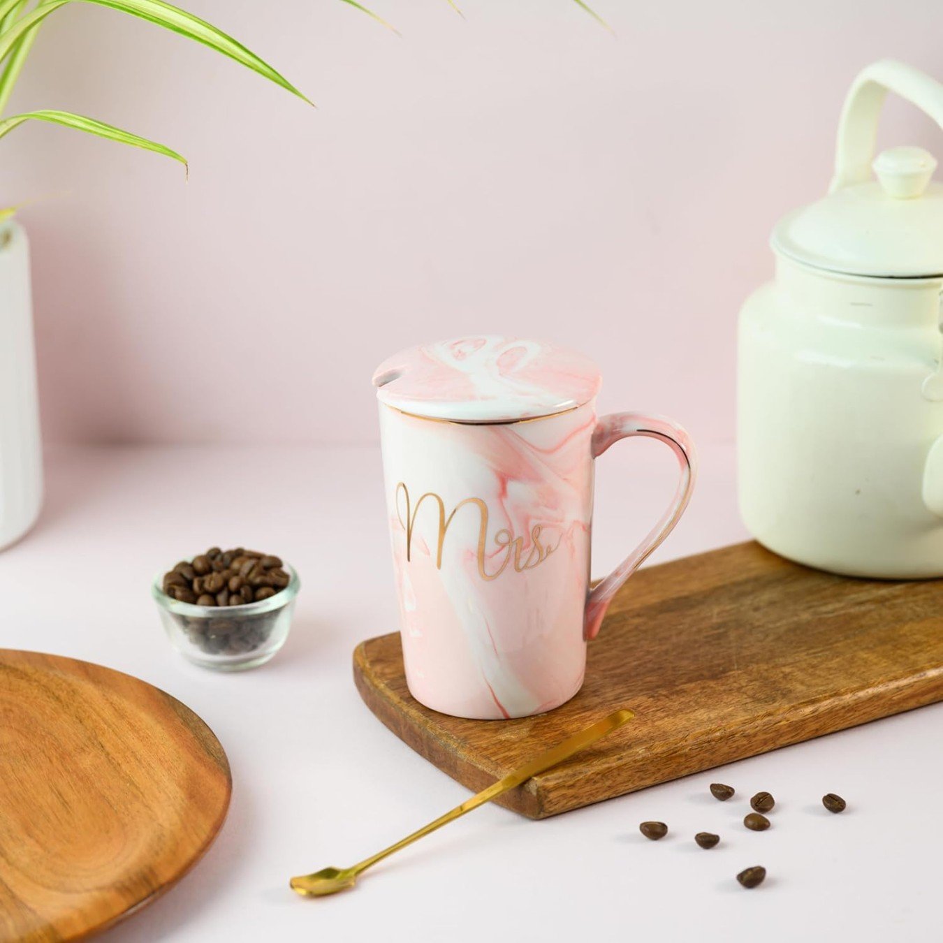 MR MRS ROYAL LONG ROUND MUG 400ML 20777 | MXD004