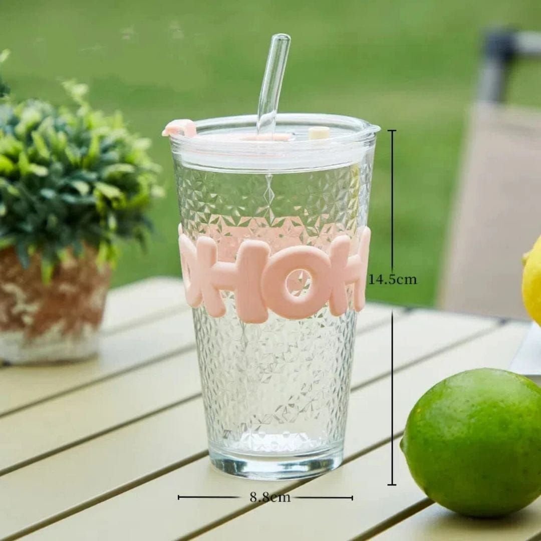 HOHO STRAW CUP LONG 530ML 22384 | H6-00030