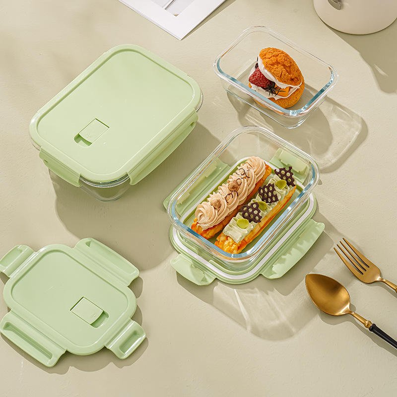LUNCH BOX RECTANGEL 3 PCS SET BOX PACK 23130 | GTY-2506