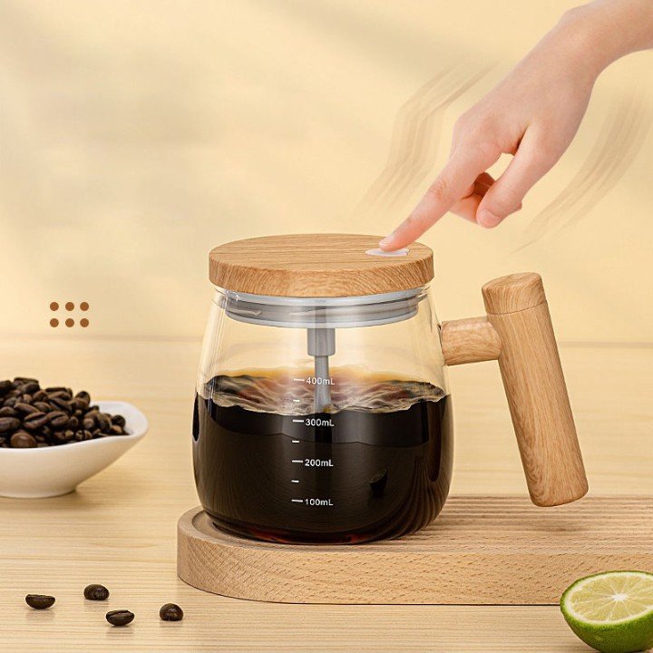 WOODEN HANDLE MUG SHAKER  22682