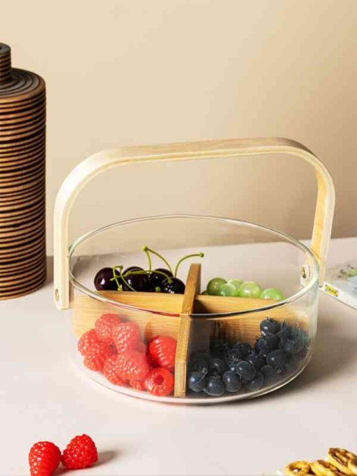 FRUIT BASKET WITH HANDLE ECHOU 2.2 LTR  22652 | TLW01