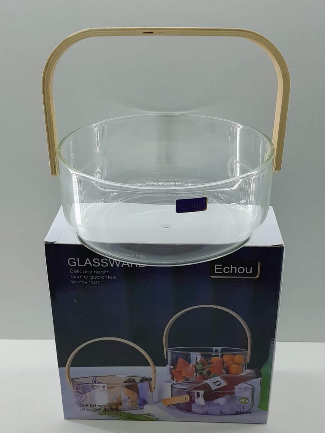 FRUIT BASKET WITH HANDLE ECHOU 2.2 LTR  22652 | TLW01