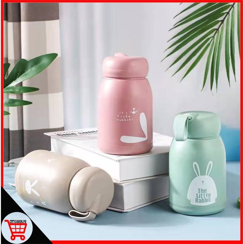 GLASS WATER BOTTLE RABBIT 22261 (PACK OF 2)