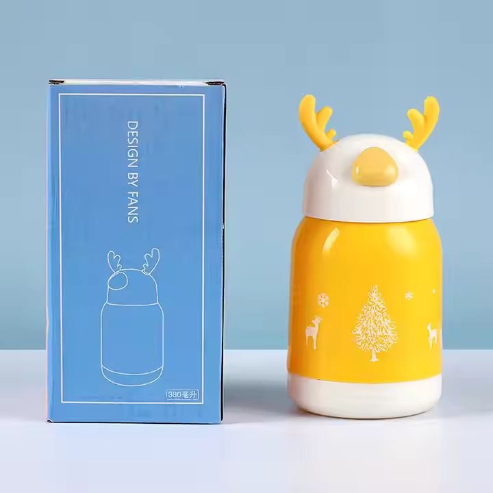 GLASS WATER BOTTLE DESIGN BY FANS 22396 |H6-2407