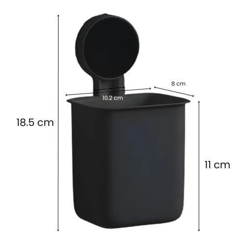 Plastic Toothbrush Holders for Bathroom | Wall Mounted Toothbrush Holder |(2 Toothbrush Holder)