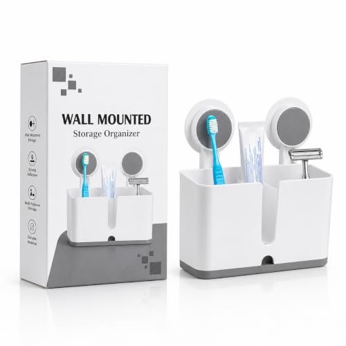 Plastic Tooth Brush Holder for Bathroom Wall Mount