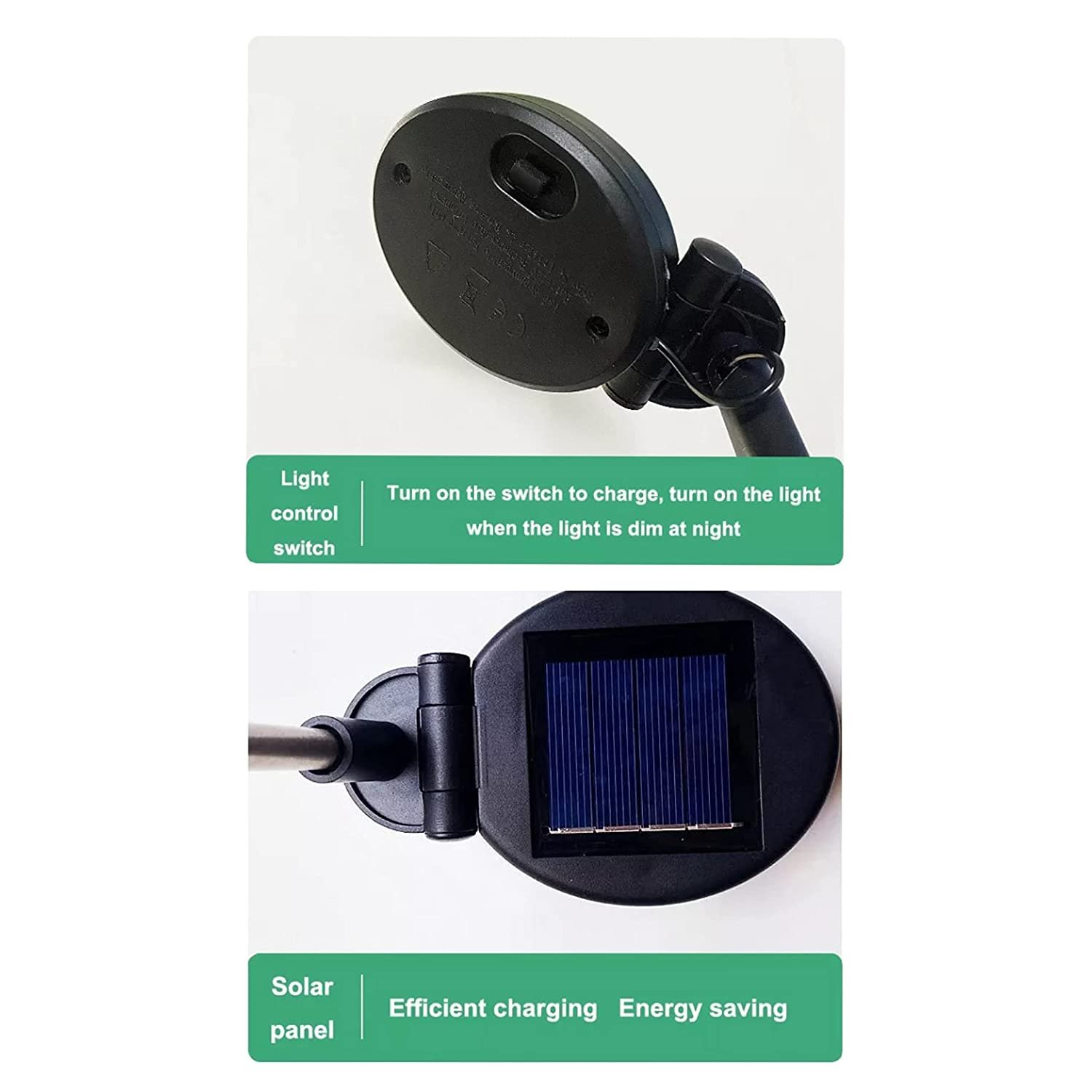SOLAR GARDEN LIGHTS (2 PIS SET)