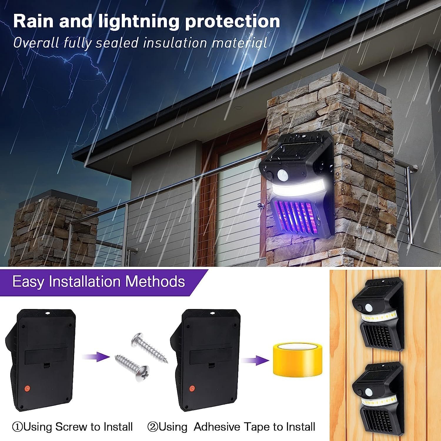 SOLAR MOSQUITO KILLER ZAPPER