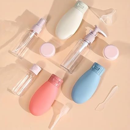 11 PCS Silicone Travel Bottle Set