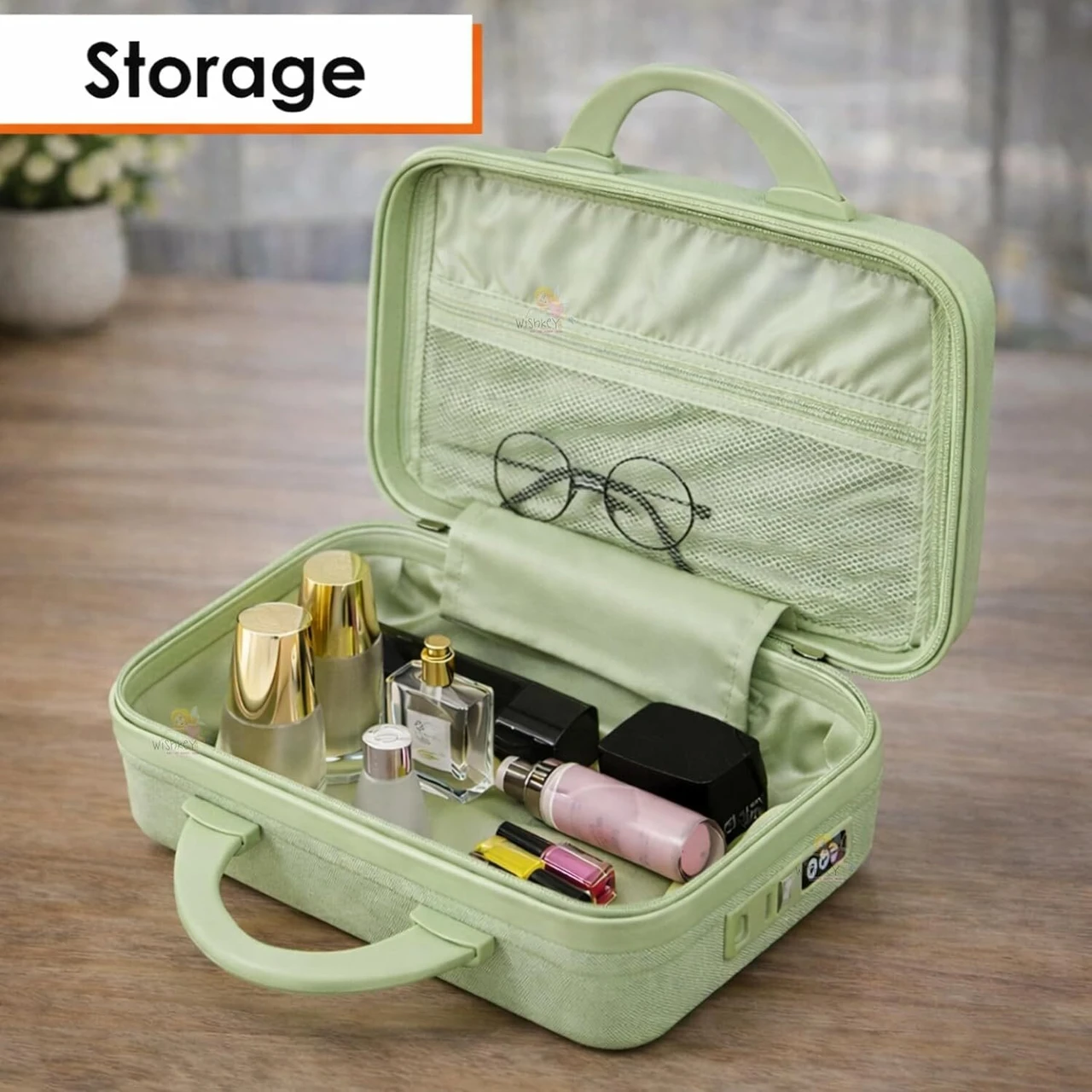 Cartoon Bear Cosmetic Travel Case