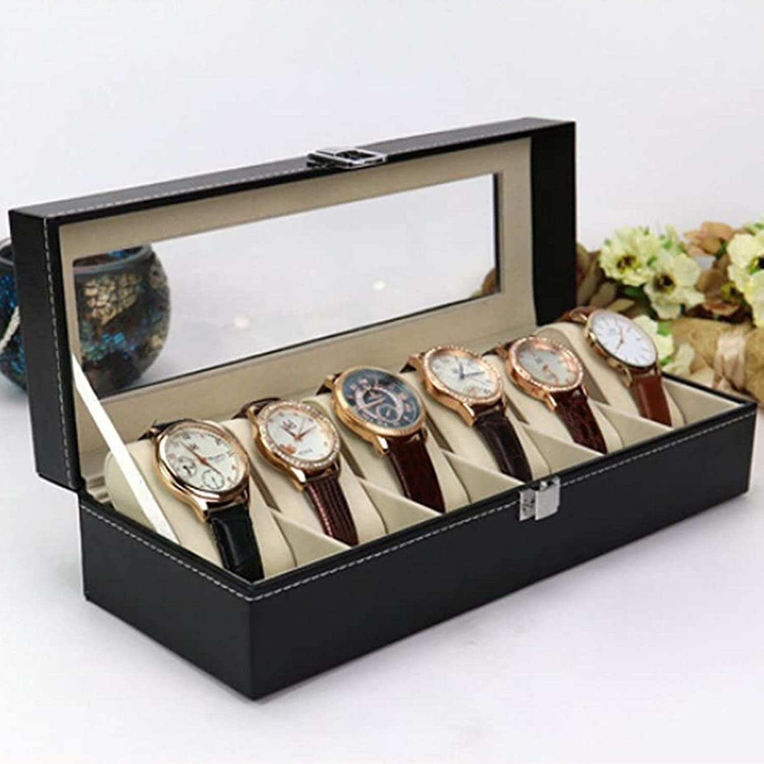 6 SLOT WATCH COLLECTION BOX