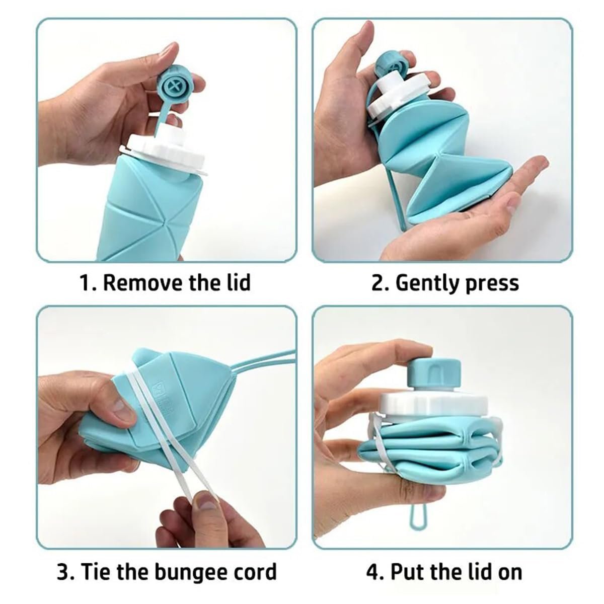 SILICONE FOLDABLE WATER BOTTLE