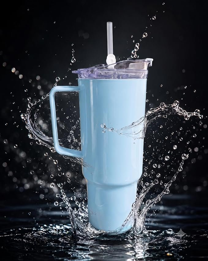 1800ML PLASTIC TUMBLER WITH HANDEL & LID