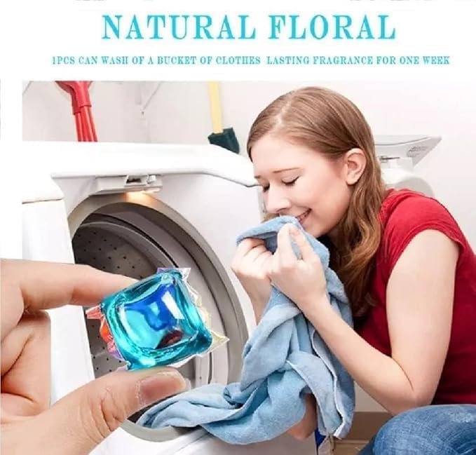 100 Pcs Portable Laundry Detergent Gel Capsules