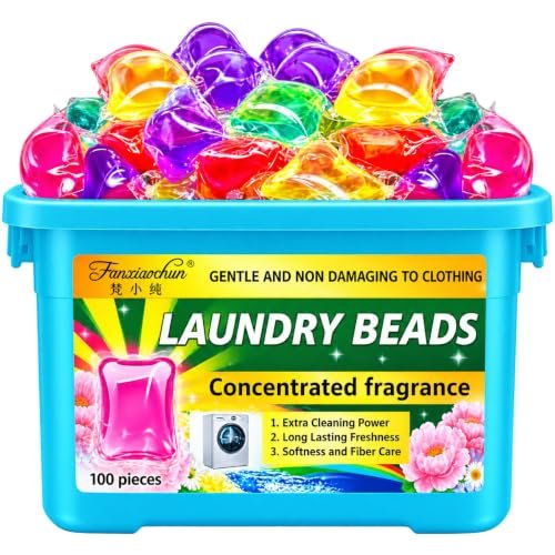 100 Pcs Portable Laundry Detergent Gel Capsules