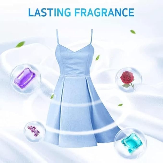 100 Pcs Portable Laundry Detergent Gel Capsules