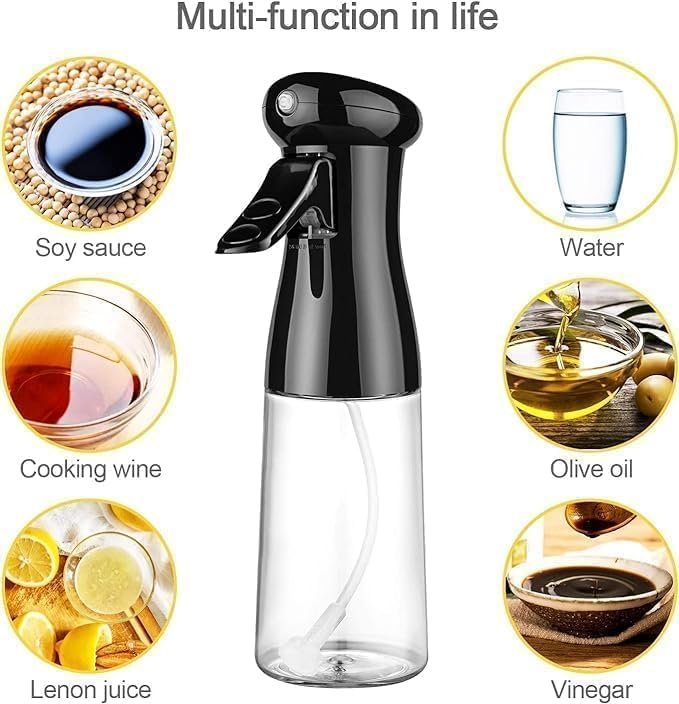 Glass Oil Dispenser for Kitchen|  Vinegar Dispenser (SPRAY BOTTLE)