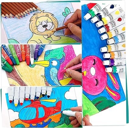 145 pcs Big Color Suitcase Kit ART SET