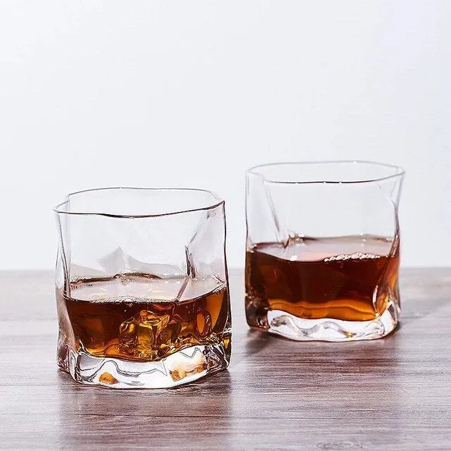 CRUMPLE WHISKEY TUMBLER 280ML 6PCS