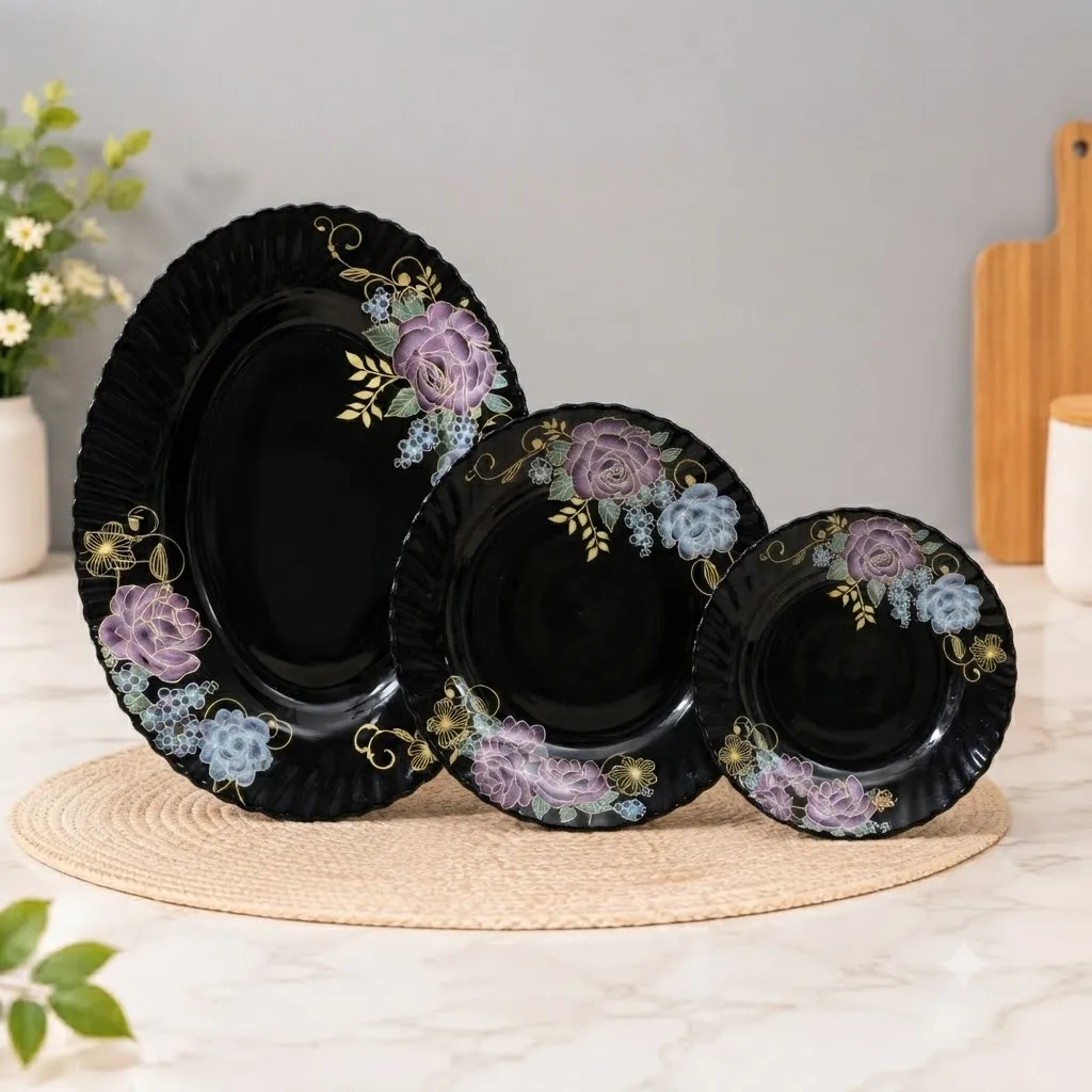 BLACK OPAL 33 PCS DINNER BK-33-013