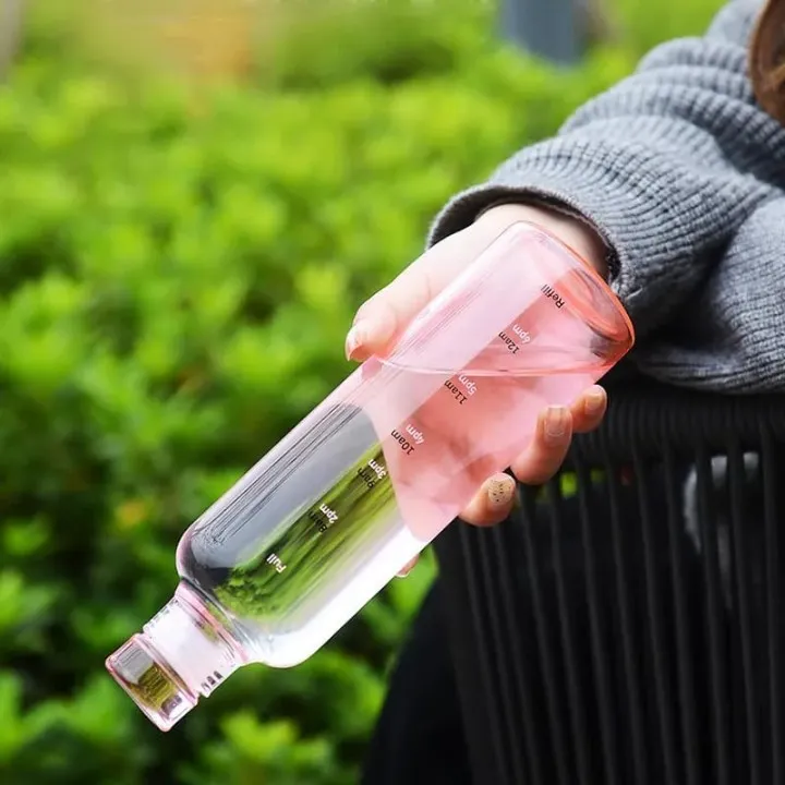BOROSILICATE  GLASS WATER  BOTTLE  500ML