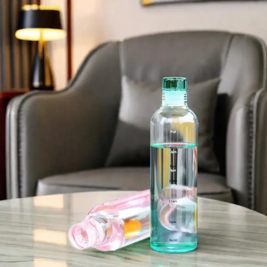 BOROSILICATE  GLASS WATER  BOTTLE  500ML
