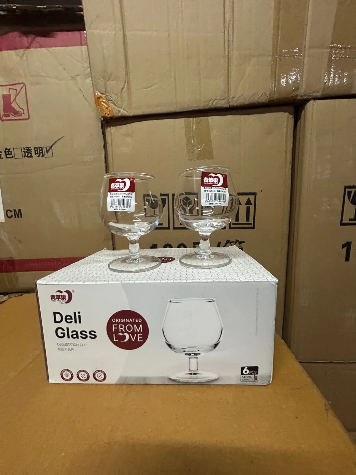 BRANDY GLASS 140ML 6PCS