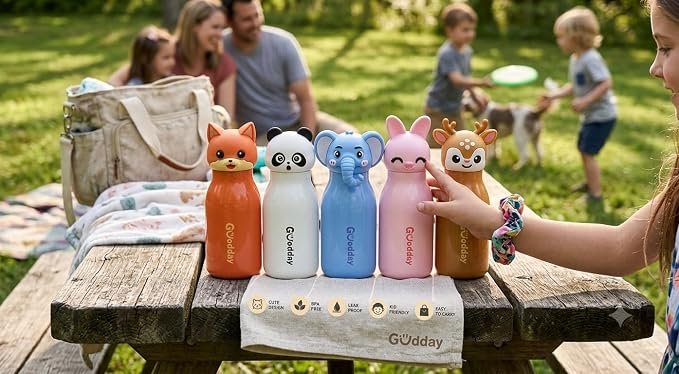 Cute Animal Water Bottle-450 ML