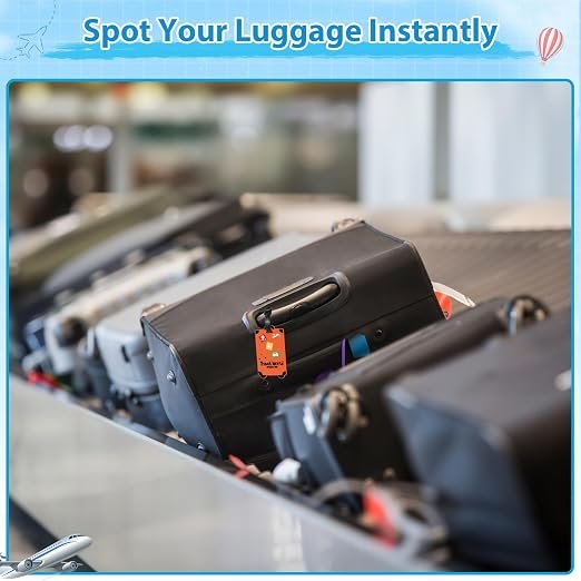 Silicone Luggage Tags (pack of 4)