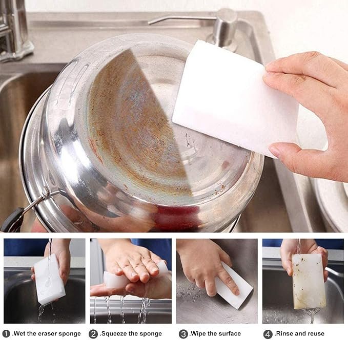 Melamine Sponge Magic Eraser( pack of 4)